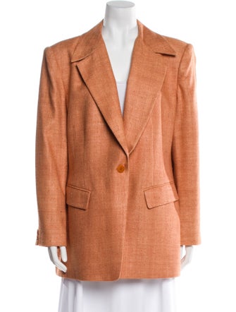 Saks Fifth Avenue Silk Peacoat