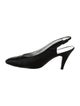 Saks Fifth Avenue Satin Slingback Pumps