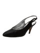 Saks Fifth Avenue Satin Slingback Pumps