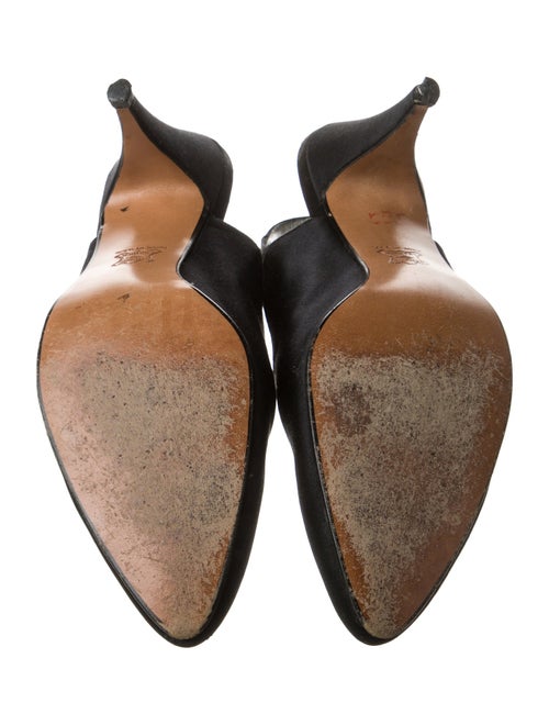 Saks Fifth Avenue Satin Slingback Pumps