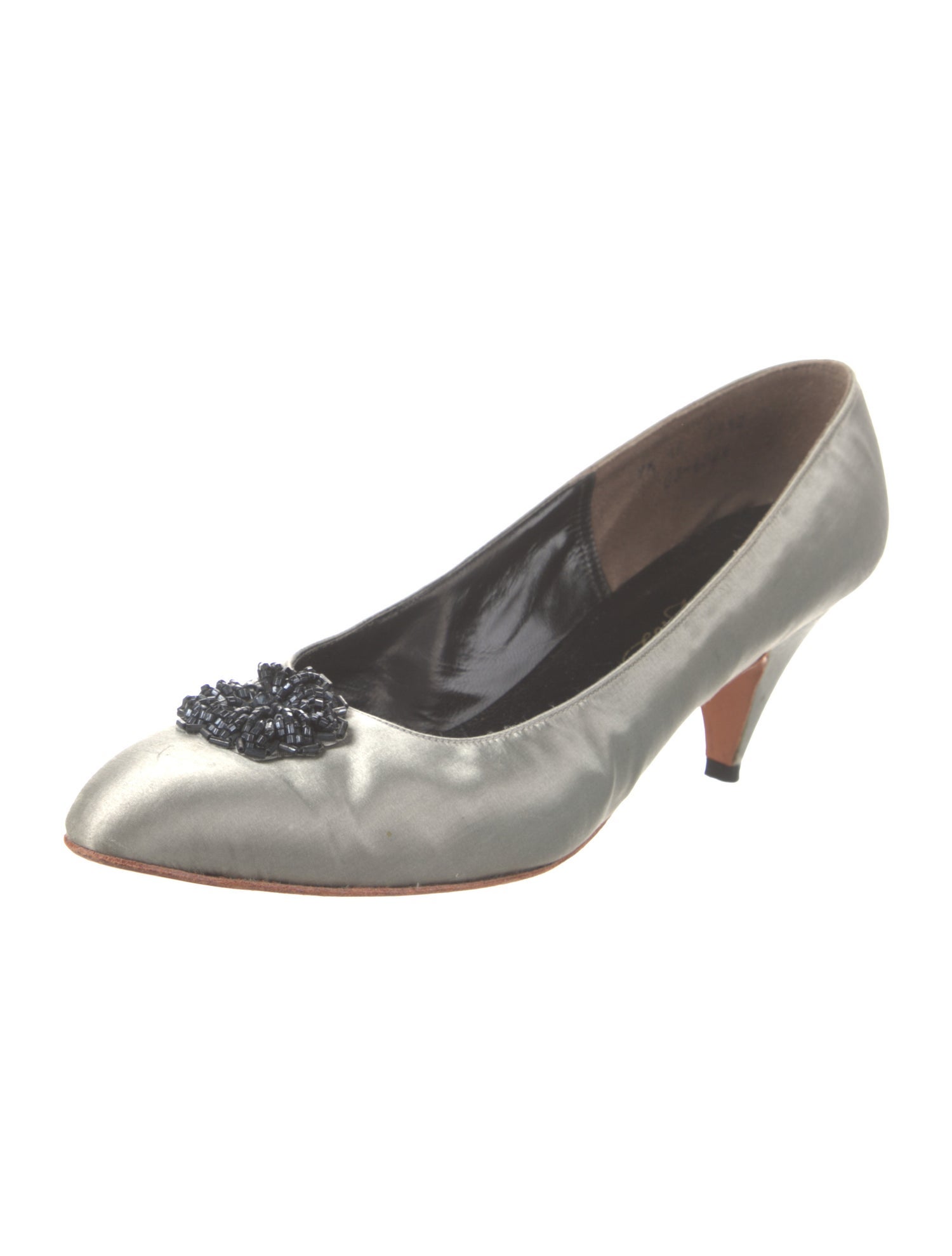 Saks Fifth Avenue Satin Pumps