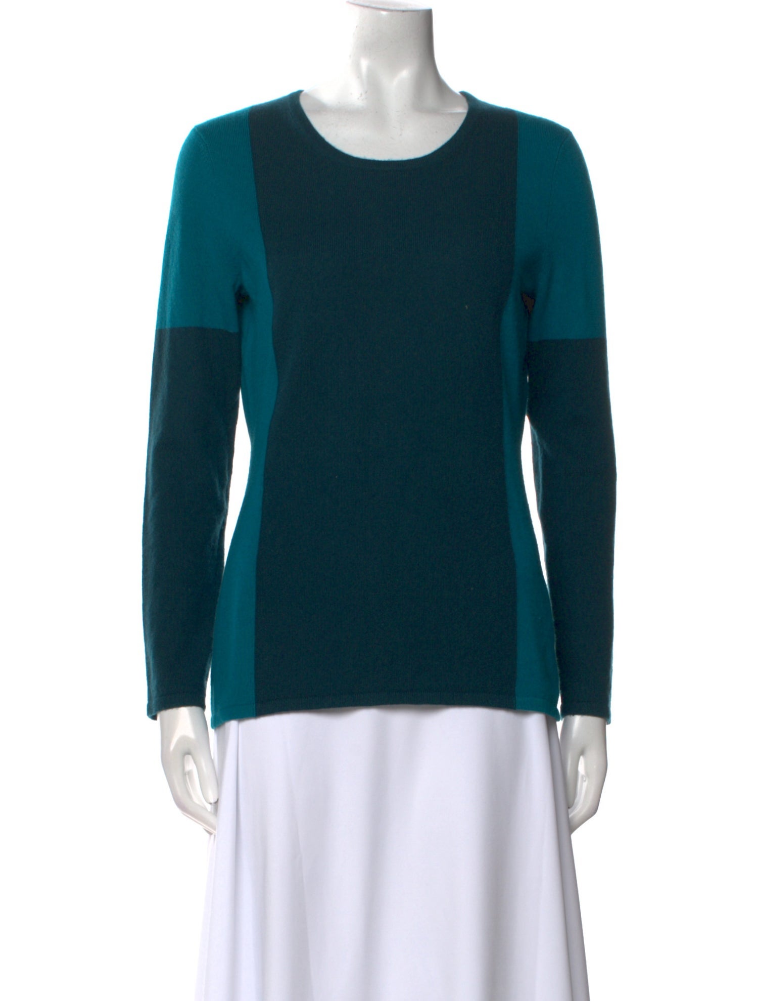Saks Fifth Avenue Cashmere Colorblock Pattern Sweater