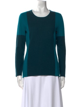 Saks Fifth Avenue Cashmere Colorblock Pattern Sweater