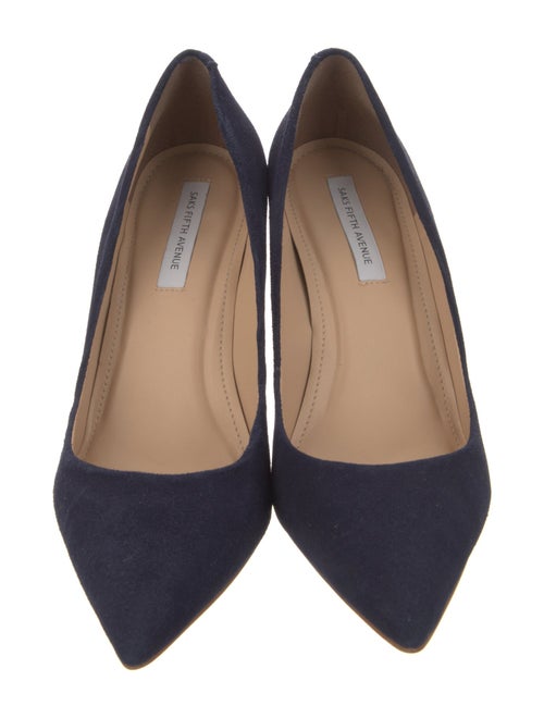 Saks Fifth Avenue Suede Pumps