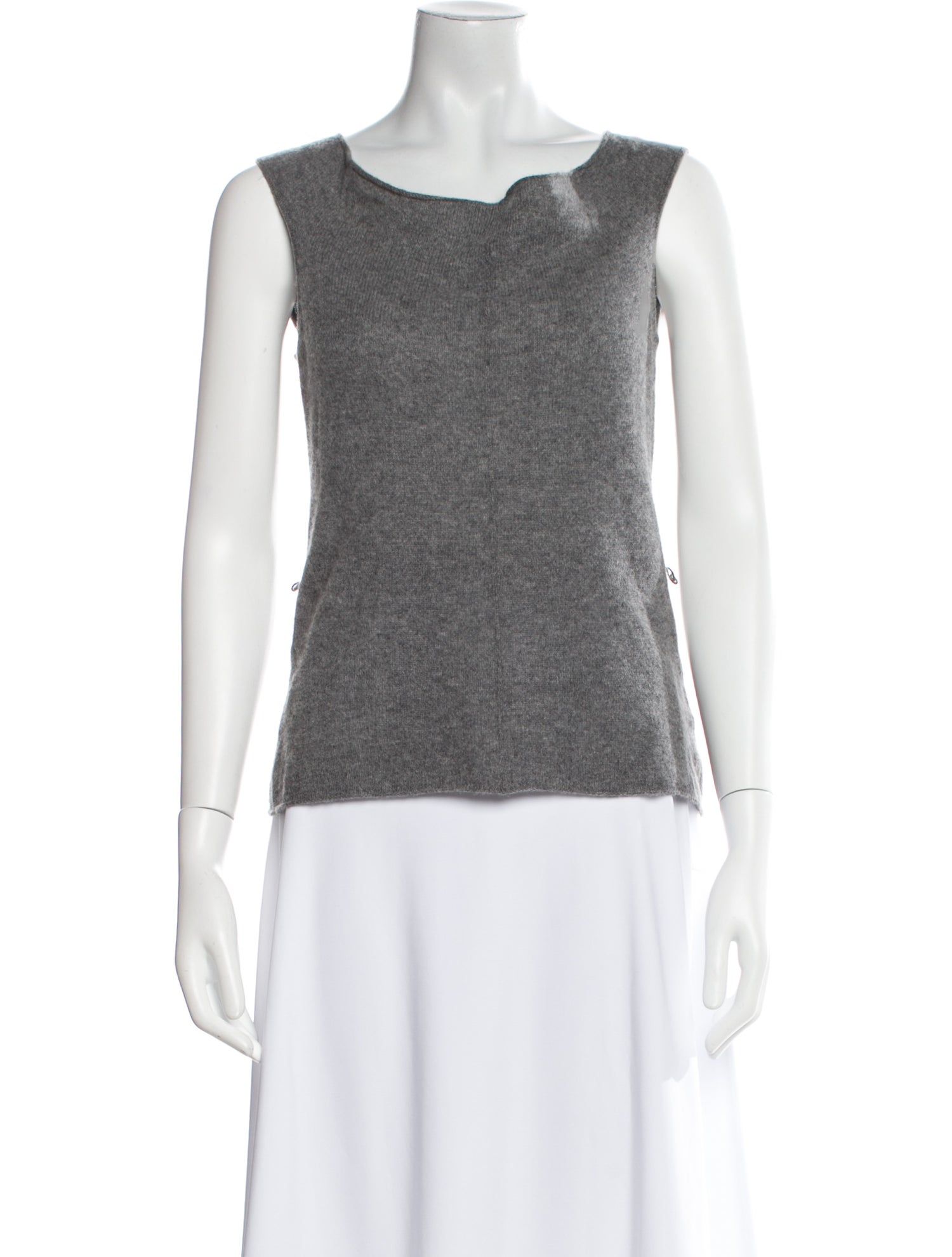 Saks Fifth Avenue Cashmere Bateau Neckline Top