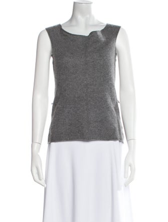 Saks Fifth Avenue Cashmere Bateau Neckline Top