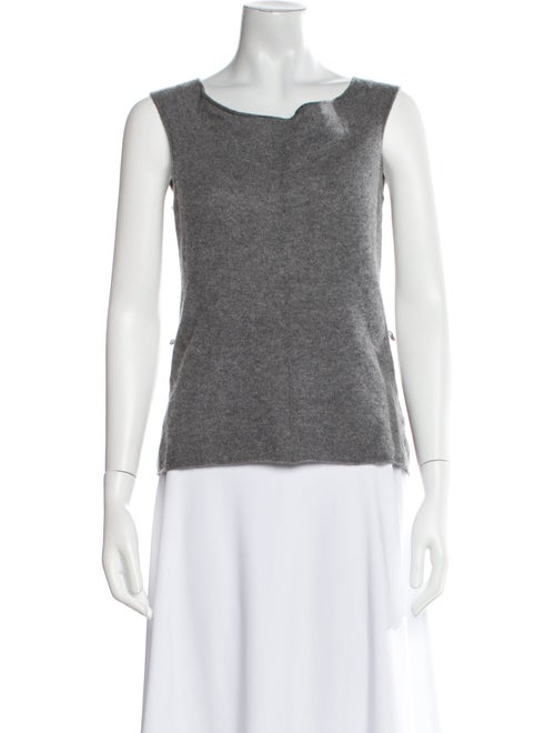 Saks Fifth Avenue Cashmere Bateau Neckline Top