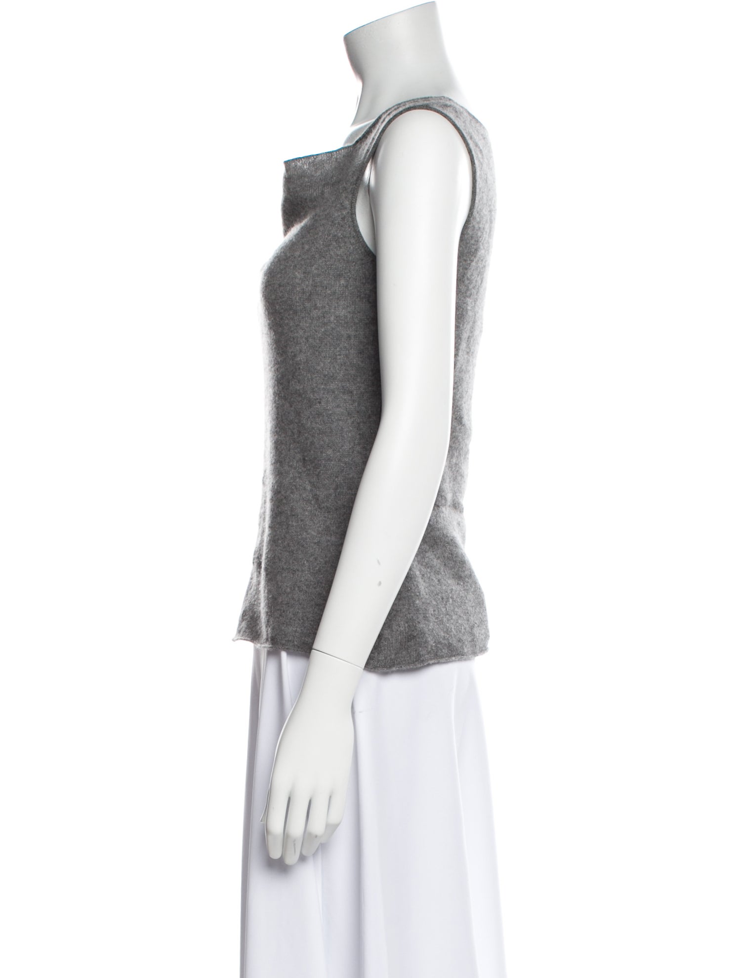 Saks Fifth Avenue Cashmere Bateau Neckline Top