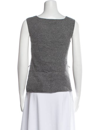 Saks Fifth Avenue Cashmere Bateau Neckline Top