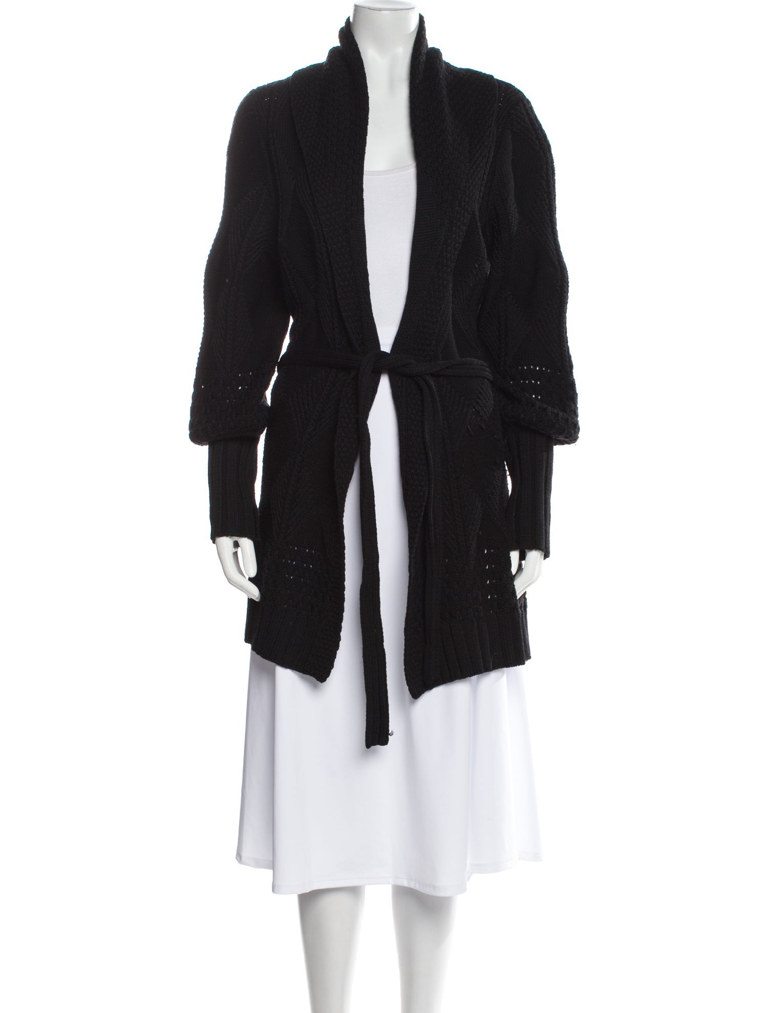 Saks Fifth Avenue Merino Wool Open Front Sweater