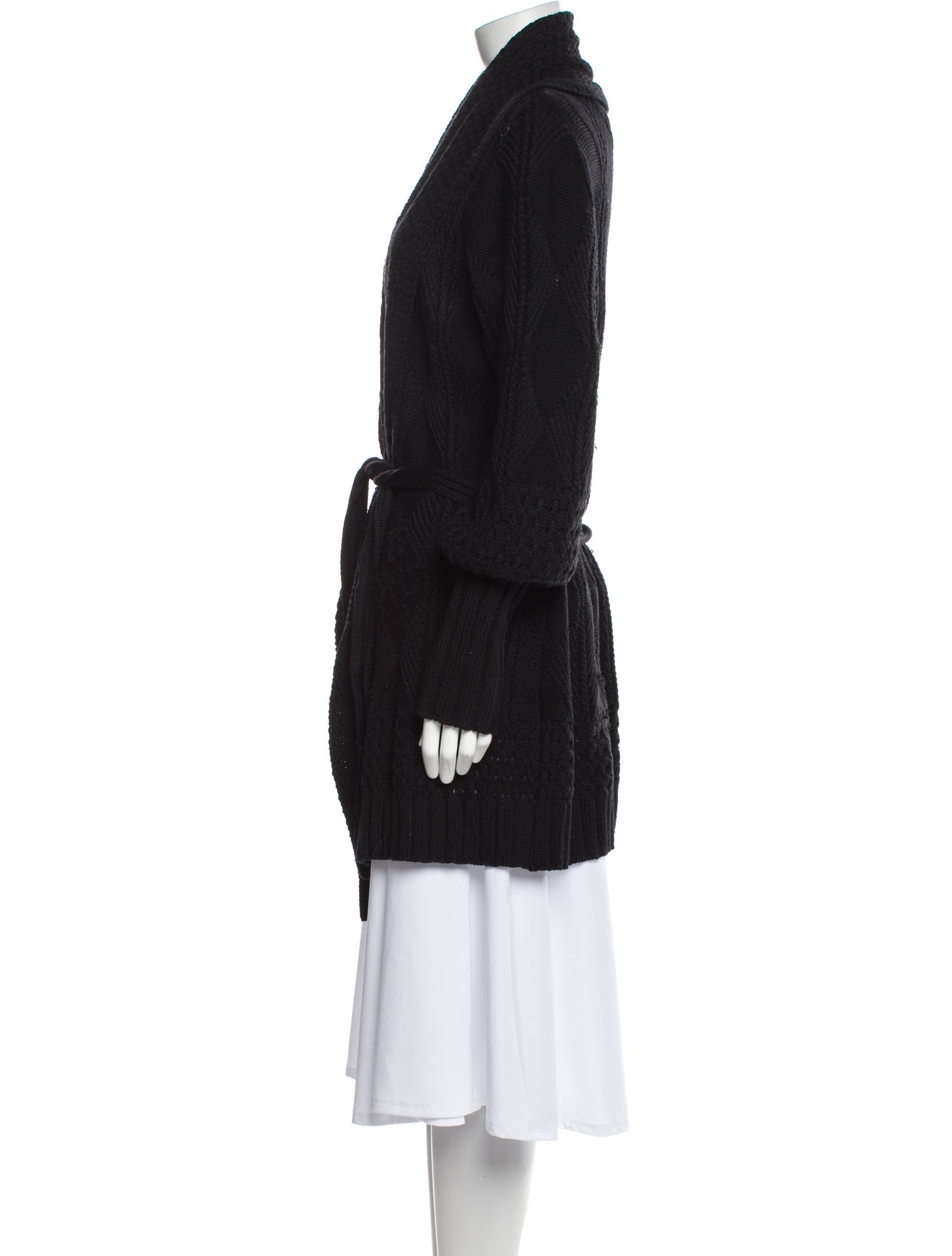 Saks Fifth Avenue Merino Wool Open Front Sweater