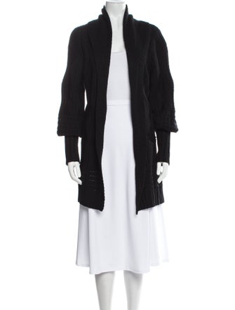 Saks Fifth Avenue Merino Wool Open Front Sweater