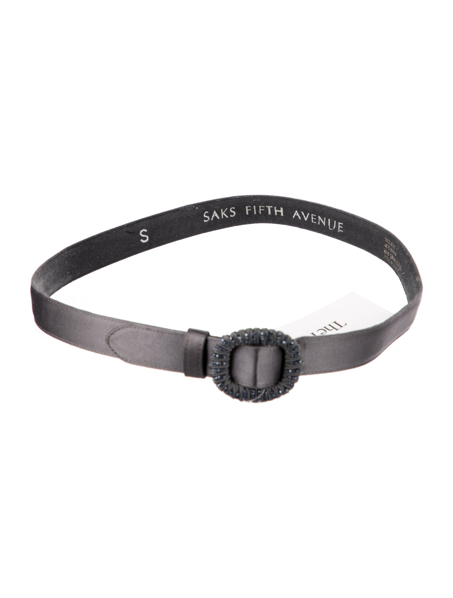 Saks Fifth Avenue Skinny Leather Waist Belt