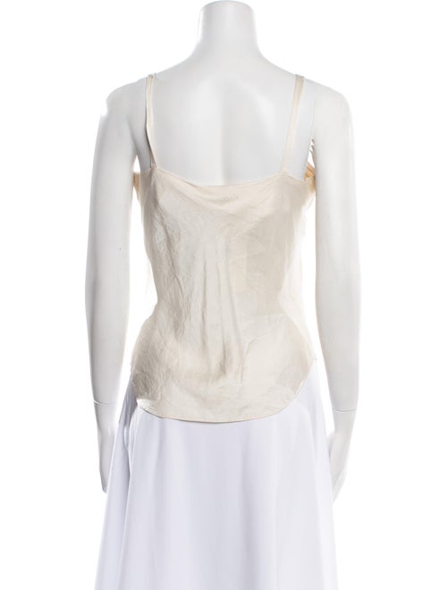 Saks Fifth Avenue Silk Square Neckline Top