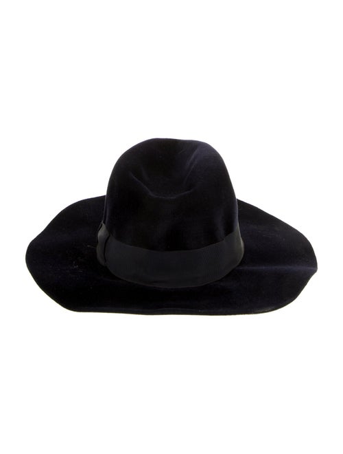 Saks Fifth Avenue Velvet Gambler Hat