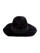 Saks Fifth Avenue Velvet Gambler Hat