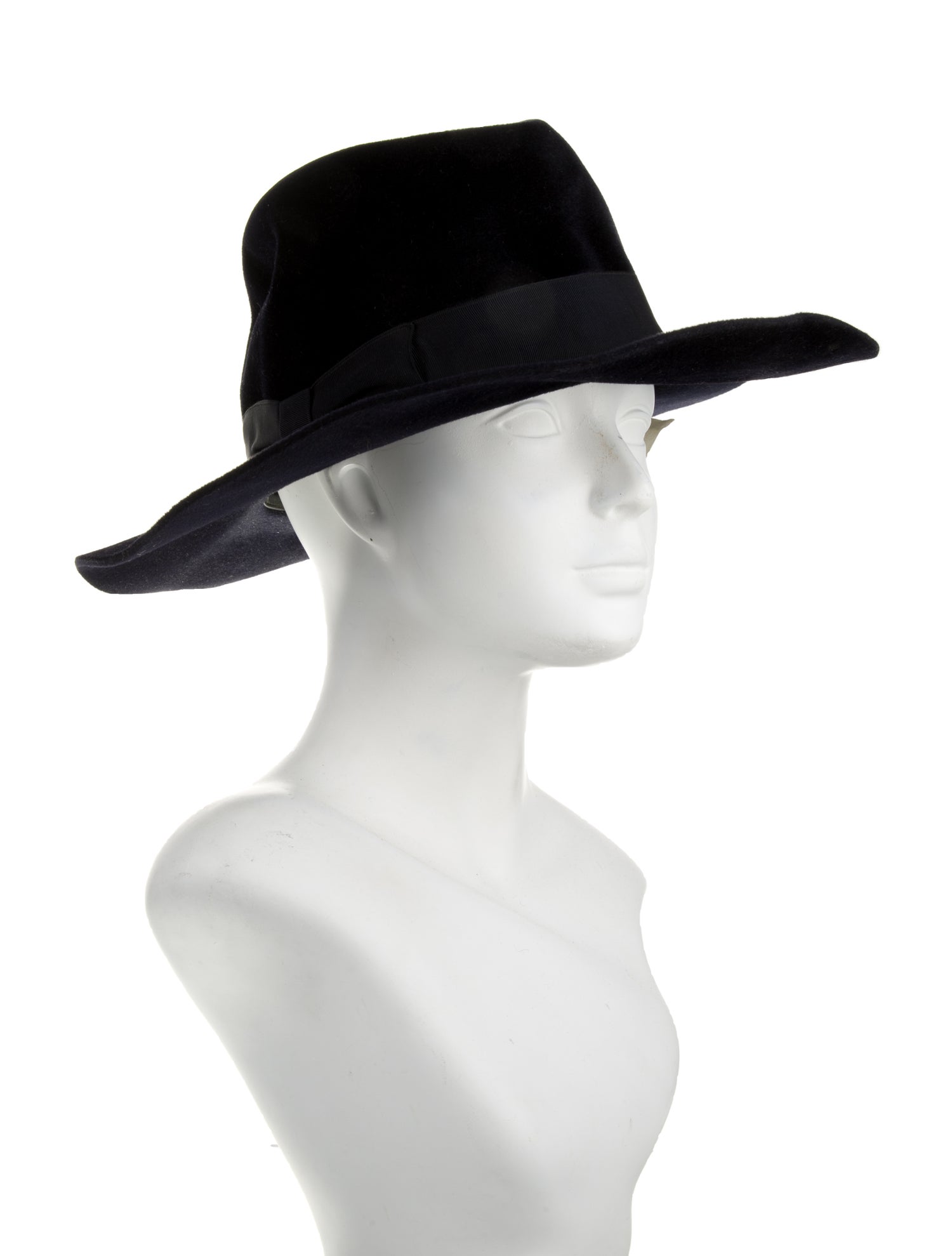 Saks Fifth Avenue Velvet Gambler Hat