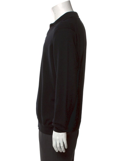 Saks Fifth Avenue Merino Wool Collar Polo Shirt