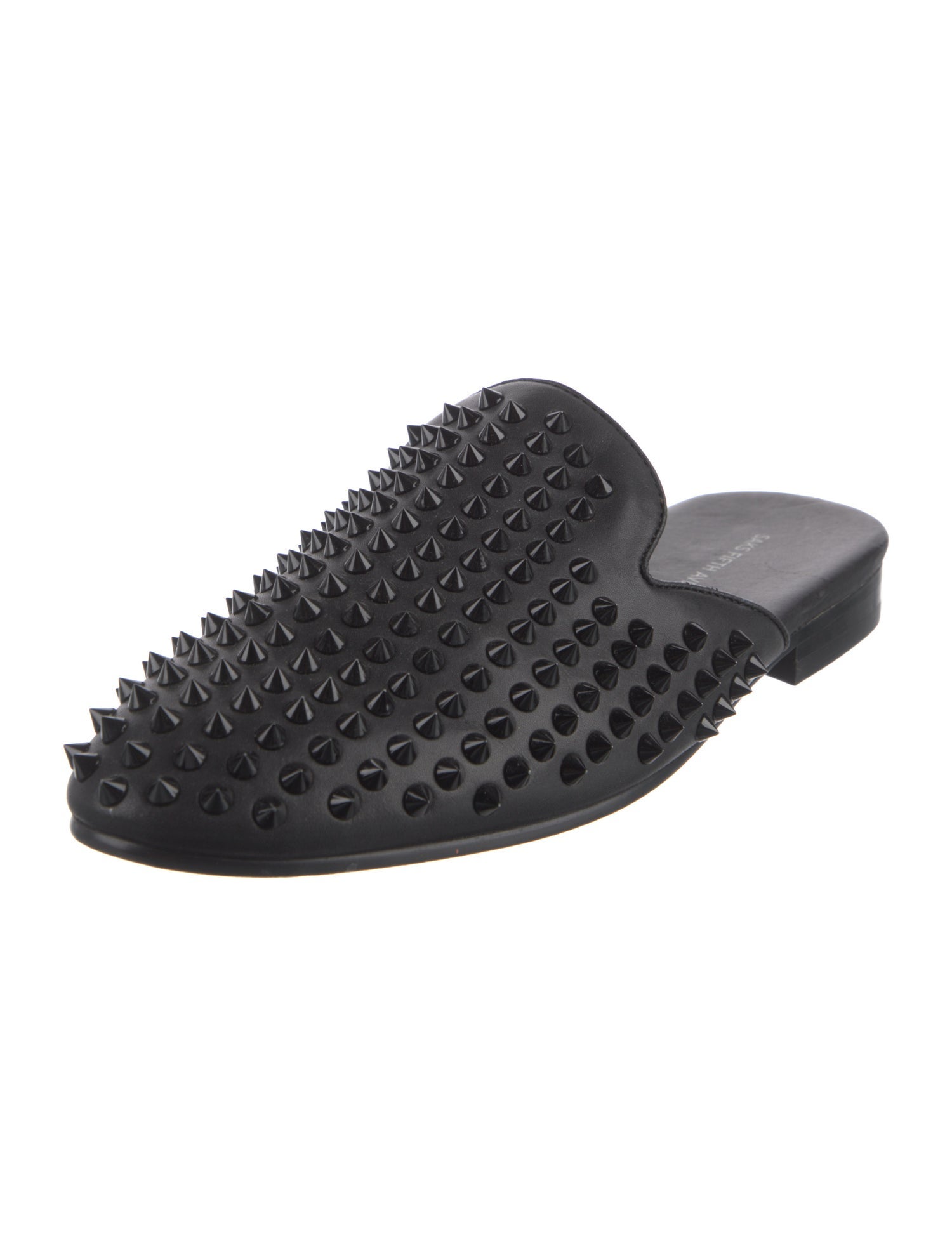 Saks Fifth Avenue Leather Mules