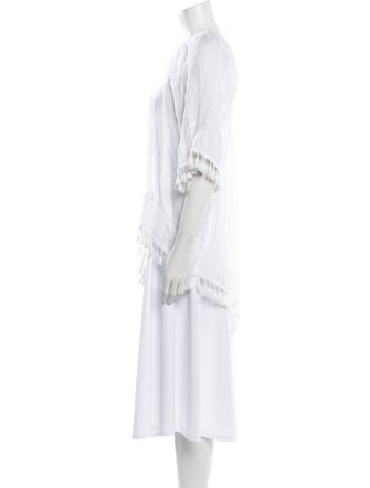 Saks Fifth Avenue Linen One-Shoulder Tunic