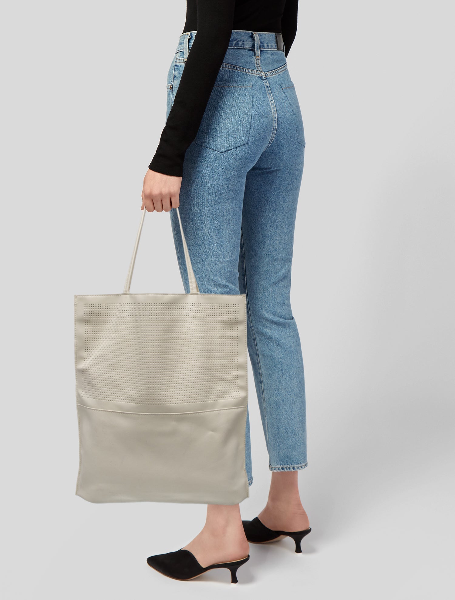 Saks Fifth Avenue Vegetarian Leather Tote