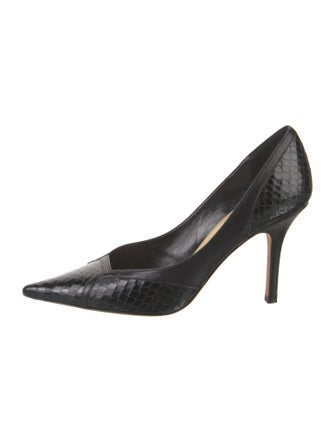 Saks Fifth Avenue Snakeskin Pumps