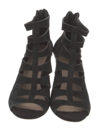 Saks Fifth Avenue Suede Gladiator Sandals
