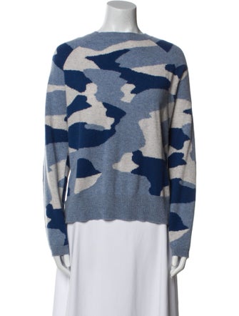 Saks Fifth Avenue Cashmere Printed Sweater
