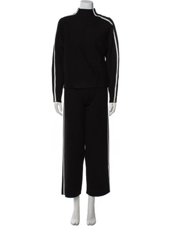 Saks Fifth Avenue Colorblock Pattern Pant Set
