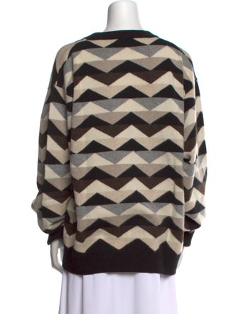 Saks Fifth Avenue Cashmere Printed Sweater
