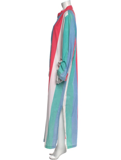 Saks Fifth Avenue Colorblock Pattern Long Dress