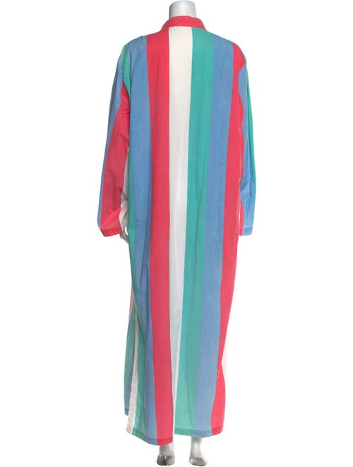 Saks Fifth Avenue Colorblock Pattern Long Dress