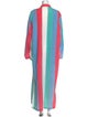 Saks Fifth Avenue Colorblock Pattern Long Dress