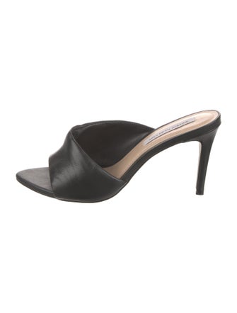 Saks Fifth Avenue Leather Slides