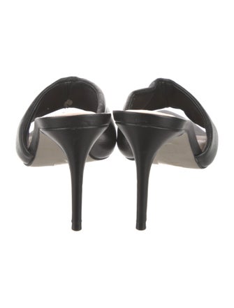 Saks Fifth Avenue Leather Slides