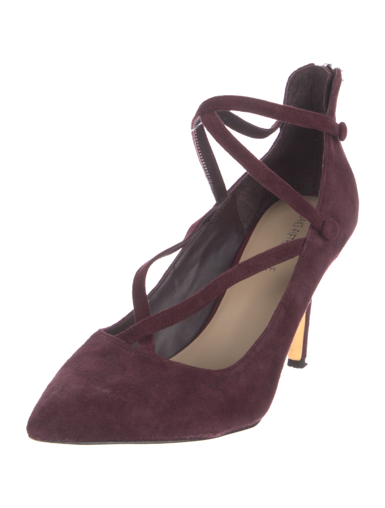 Saks Fifth Avenue Suede Pumps