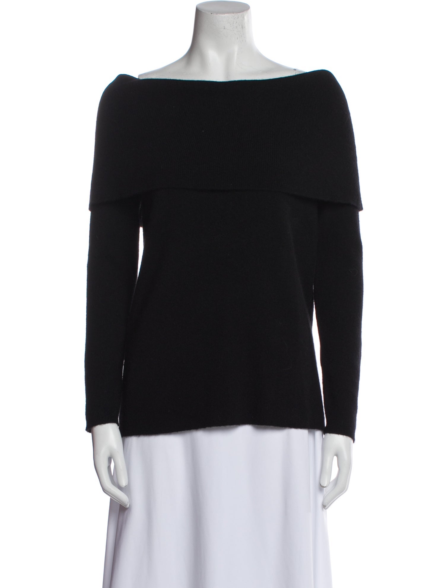 Saks Fifth Avenue Cashmere Bateau Neckline Sweater