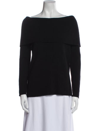 Saks Fifth Avenue Cashmere Bateau Neckline Sweater