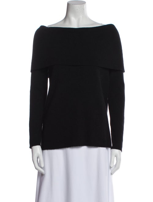 Saks Fifth Avenue Cashmere Bateau Neckline Sweater