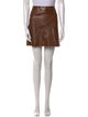 Saks Fifth Avenue Leather Mini Skirt