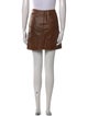 Saks Fifth Avenue Leather Mini Skirt