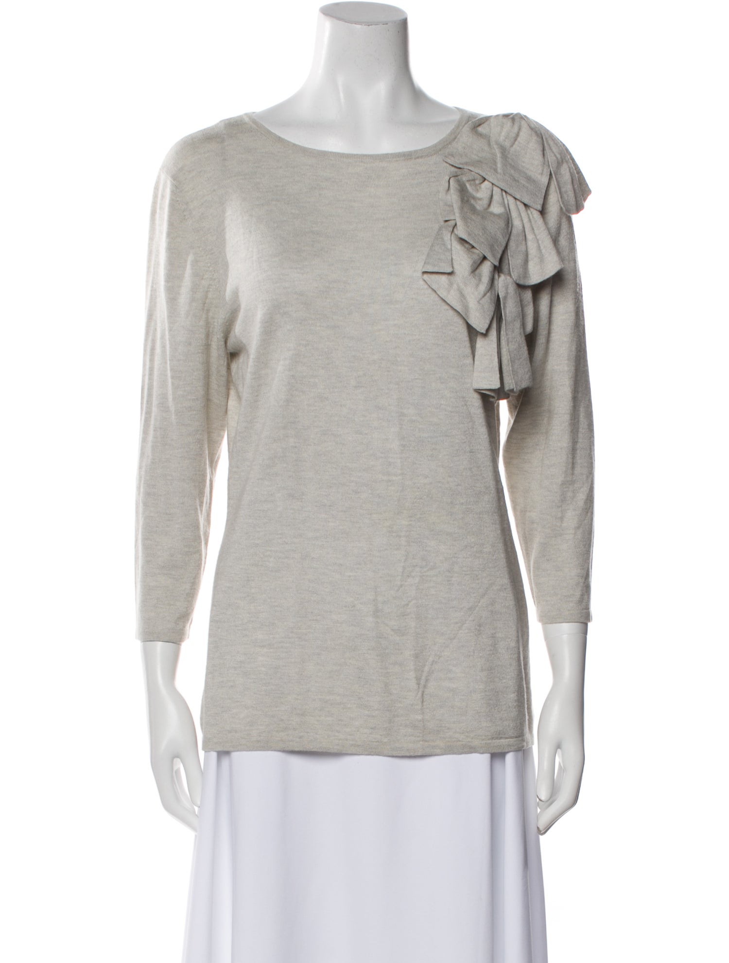 Saks Fifth Avenue Silk Bateau Neckline Top w/ Tags