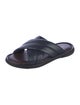 Saks Fifth Avenue Leather Slides