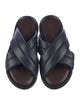 Saks Fifth Avenue Leather Slides