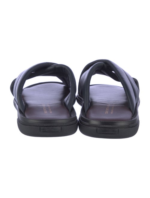 Saks Fifth Avenue Leather Slides