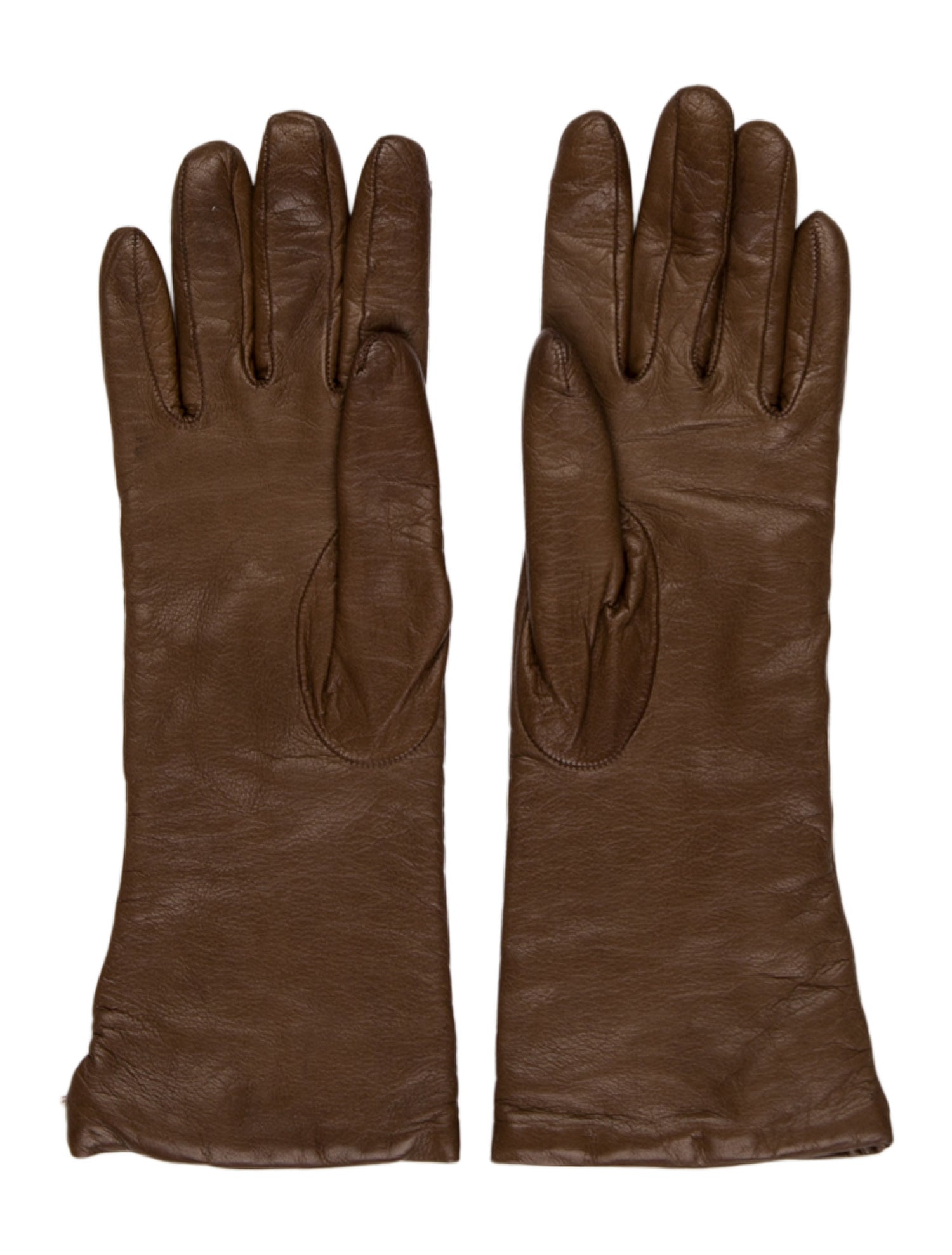 Saks Fifth Avenue Leather Winter Gloves