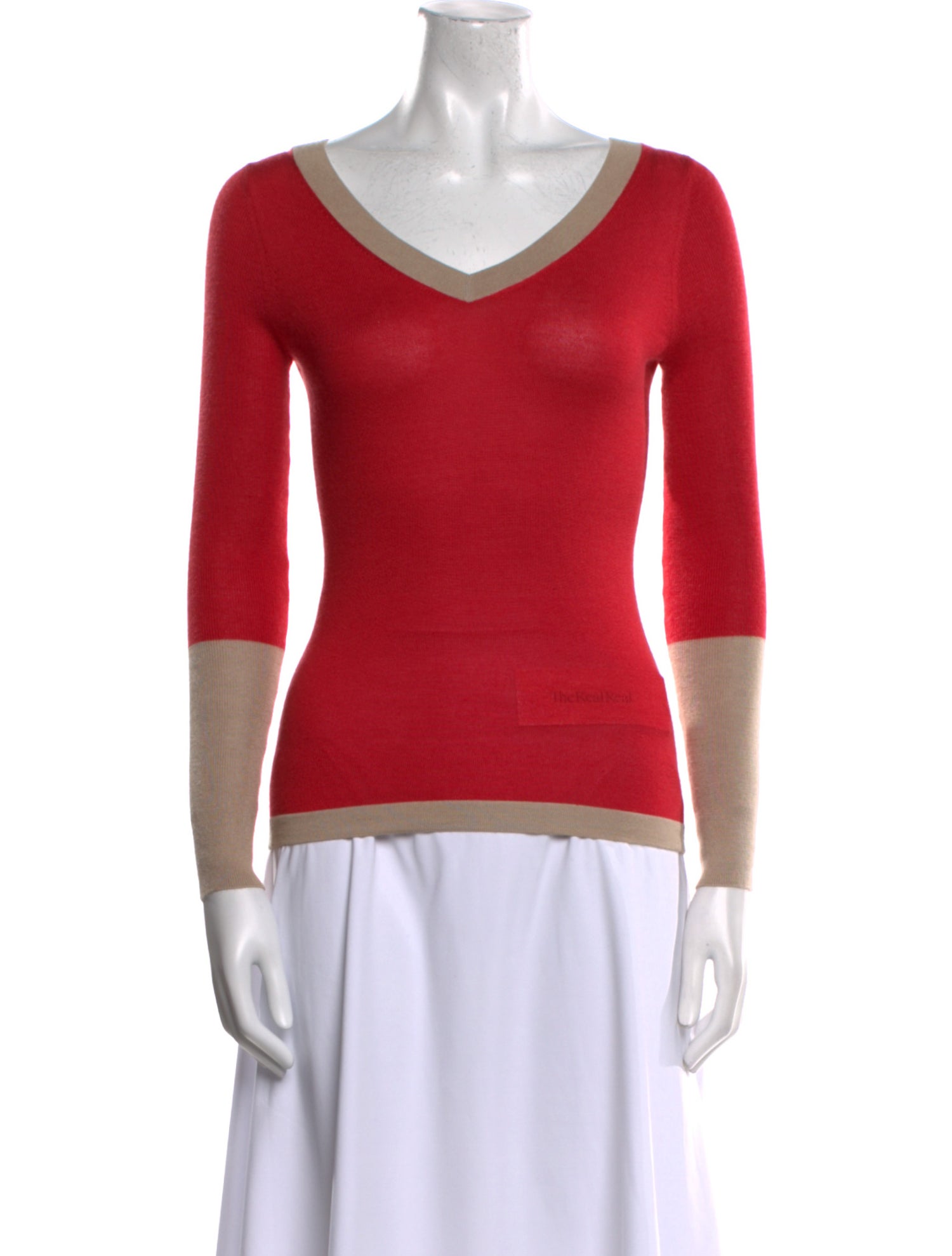 Saks Fifth Avenue Silk V-Neck Top