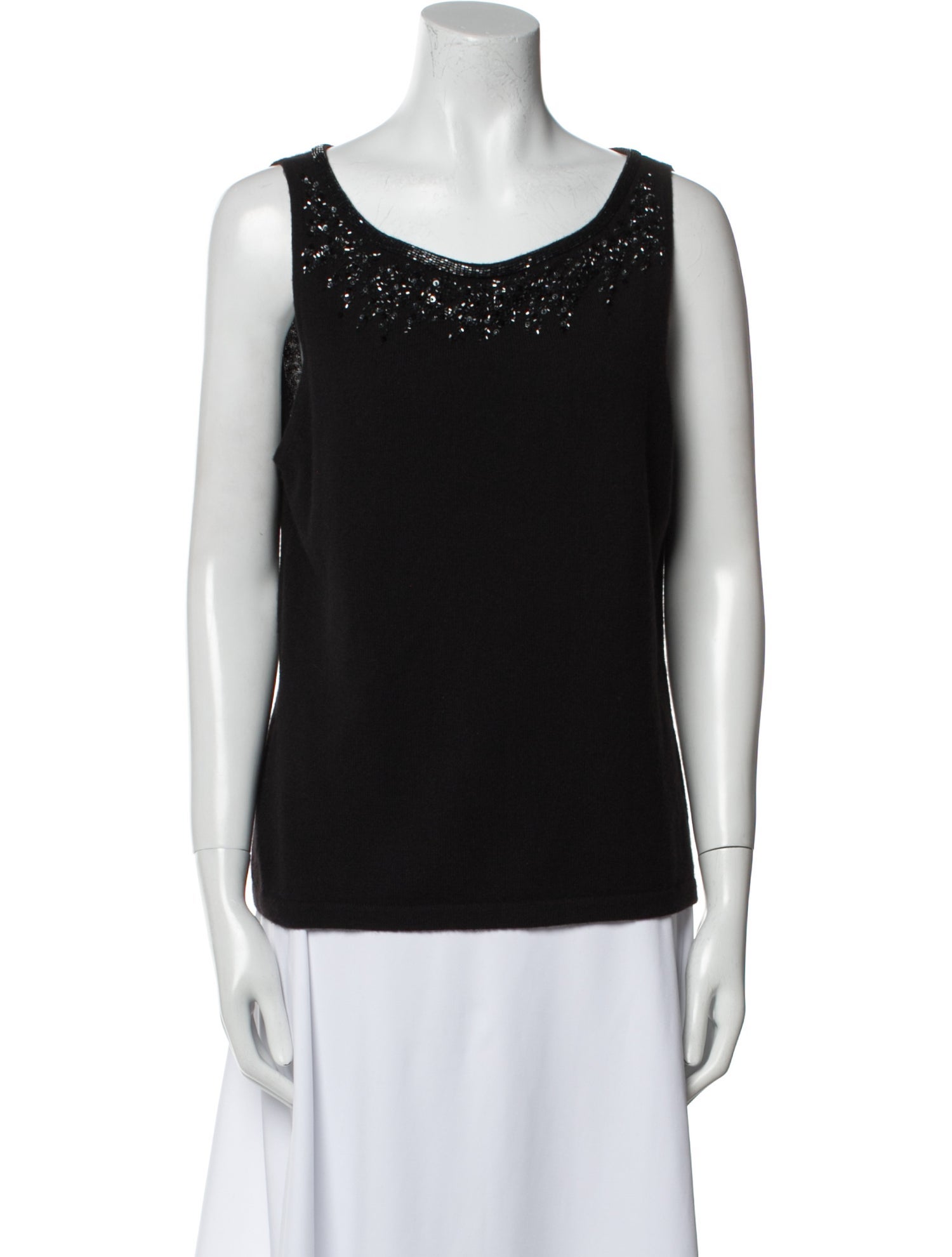 Saks Fifth Avenue Cashmere Scoop Neck Top