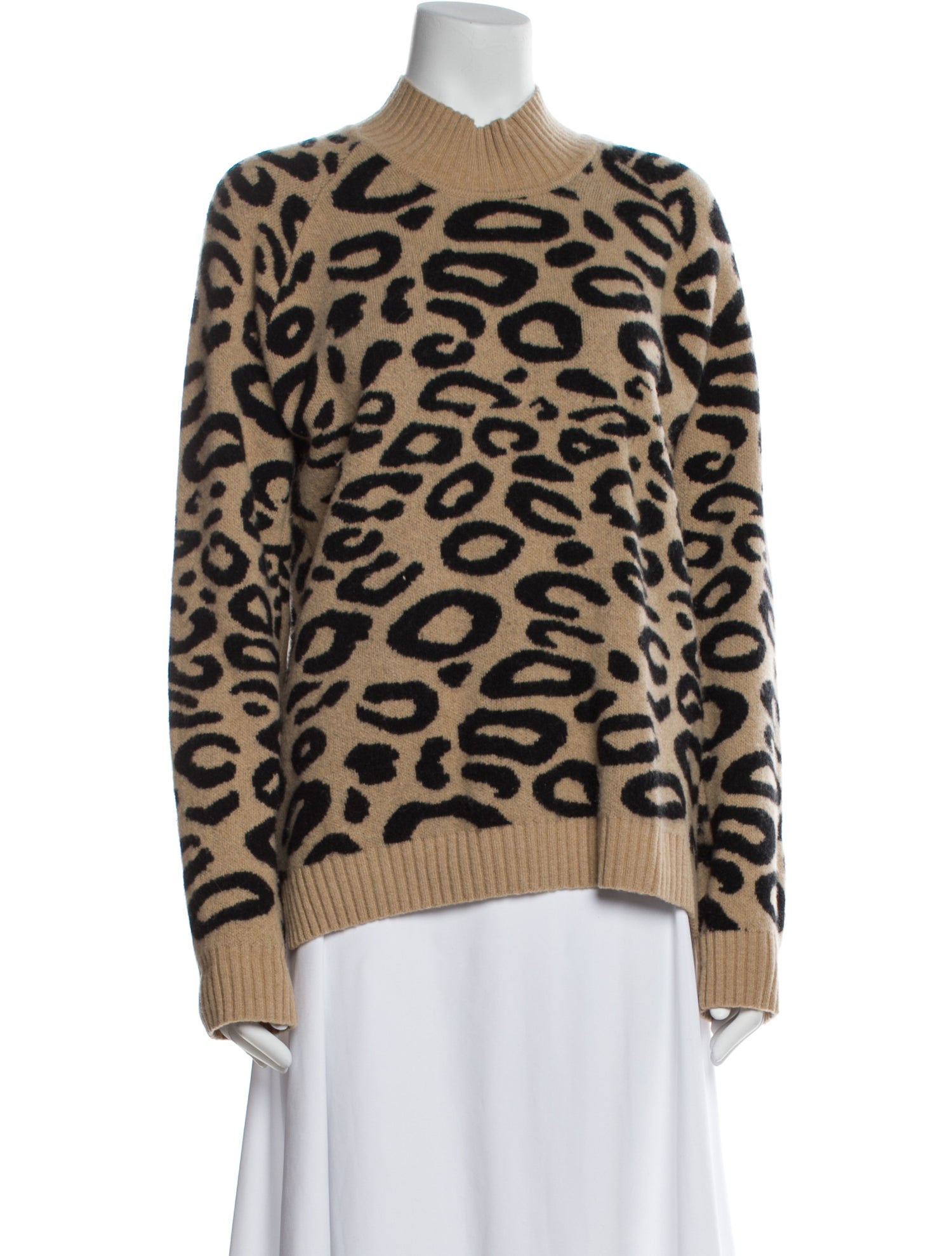 Saks Fifth Avenue Wool Animal Print Sweater