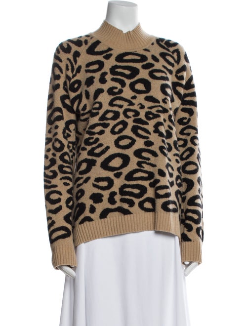 Saks Fifth Avenue Wool Animal Print Sweater